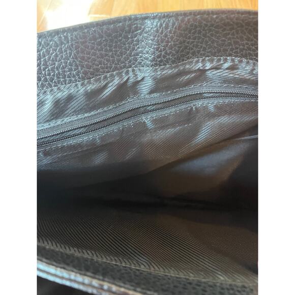 Prada Black Crossbody Bag with Flap Over and multiple pockets. AS IS - Picture 7 of 9